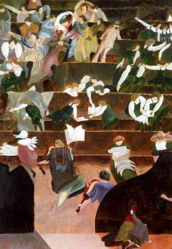 Stanley Spencer : A Music Lesson at Bedales